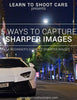 FREE E Book - 5 ways to sharper images