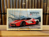 Ferrari La Ferrari handmade wood mounted car print