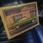 Monaro GTS handmade wood mounted car print